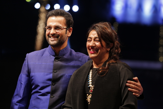 Rohit Roy with Founder of BETI, Ms. Anu Ranjan